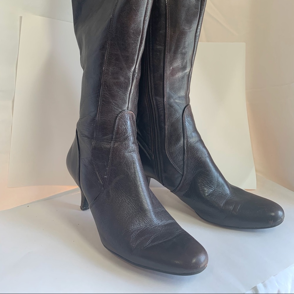 Bandolino Tall Brown Leather Boot